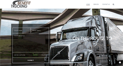 Desktop Screenshot of benefit-trucking.com